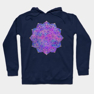 Purple and Gold Mandala Hoodie